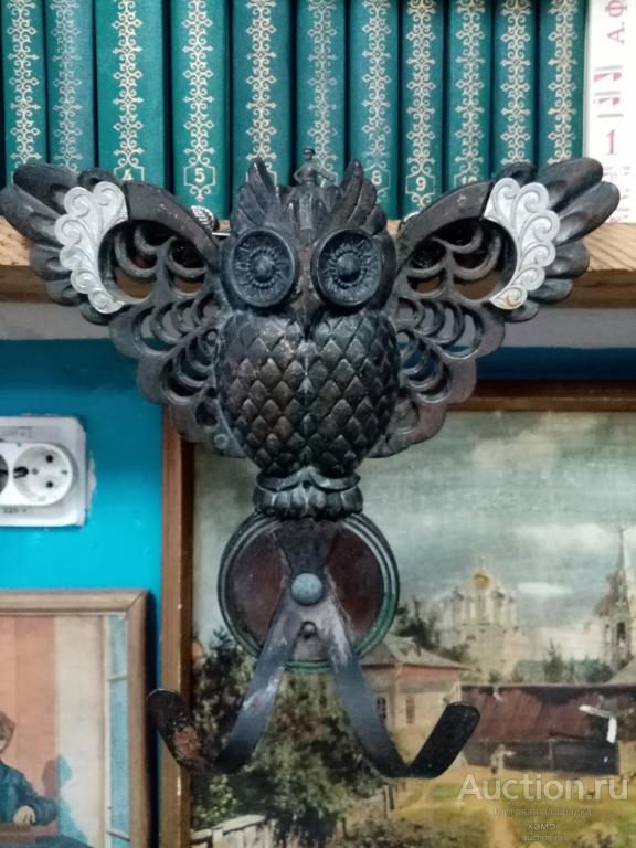 Сова литьё силумин.