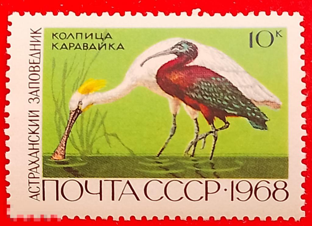 СССР 1968 Государственные заповедники / Колпица и Каравайка** №3676,