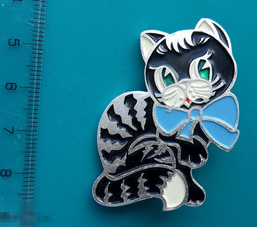 КОТЕНОК С ГОЛУБЫМ БАНТОМ. кот. котик. кошка -- 14РК -- детский сказка мультфильм - ЛЮКС!!! редкий!!!