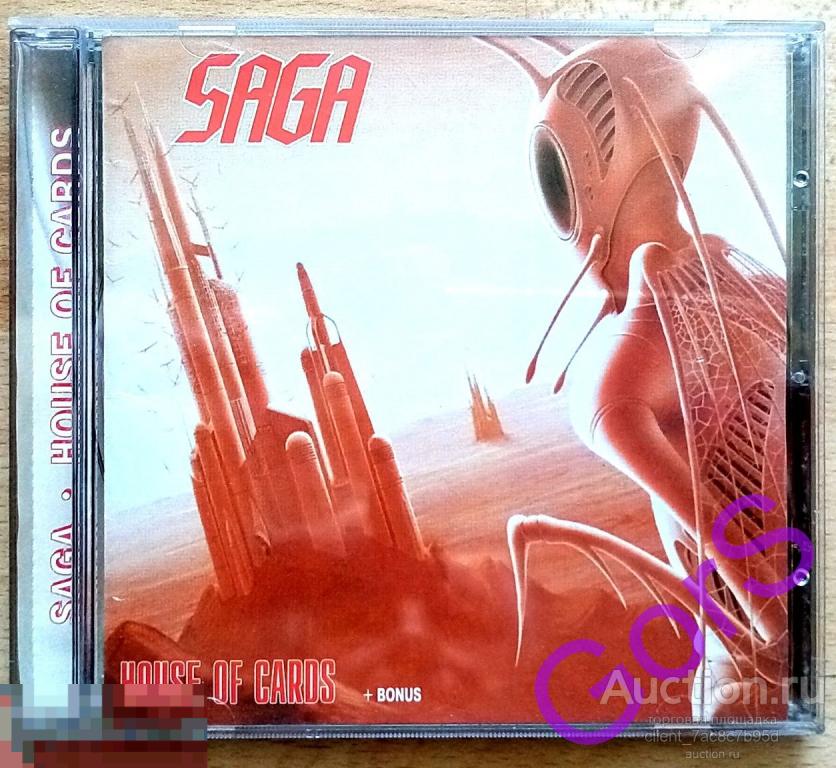 CD. Saga  -  Hous Of Cards + Bonus  (2001)   Halahup Rec.