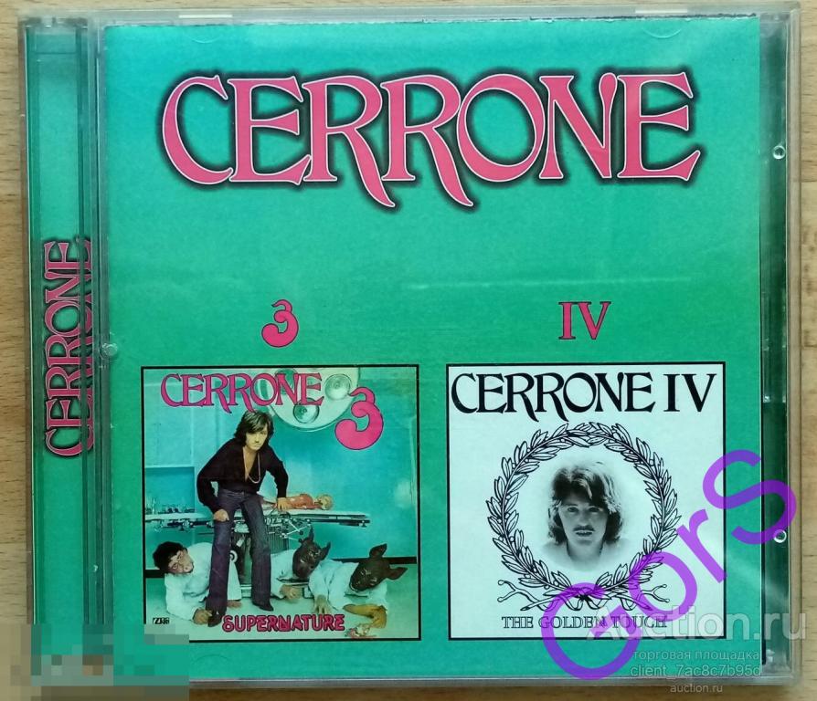 CD. Cerrone  -  Supernature /The Golden Touh  (1977/1978) СД-Максимум.