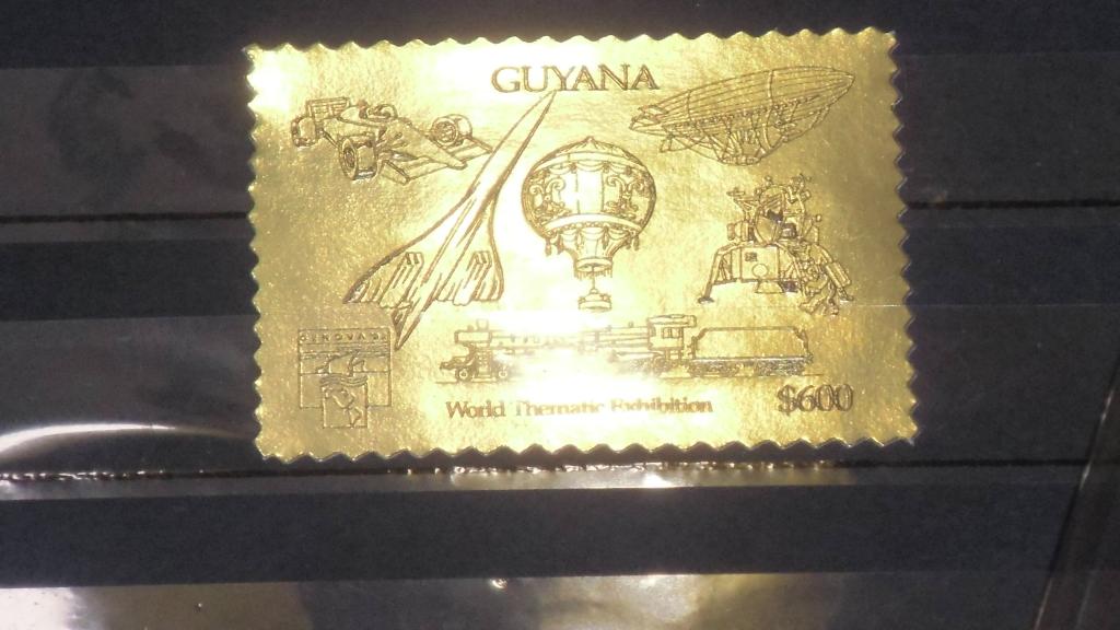 ГАЙАНА распродажа НАИРЕДЧАЙШИХ лотов КОСМОСА  (**)  золото     ЛОТ 593/3