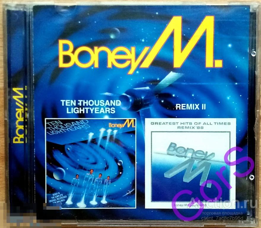 CD. Boney-M  -  Ten Thousand Lightyears / Remix II  (1984/1988)  СД-Максимум. 