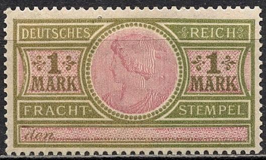 ❤1906 Германия Рейх Frachtstempelmarke Водяной Знак ЛЮКС (Светлая) MNH OG