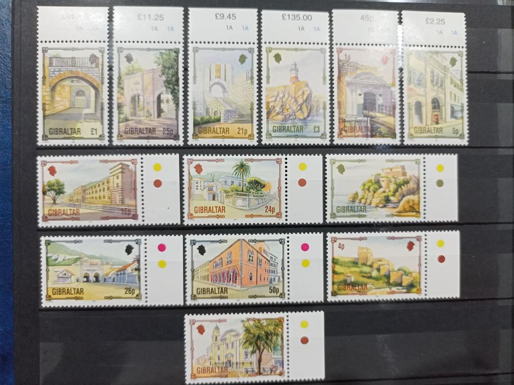 GIBRALTAR 1993 г.  архитектура MNH