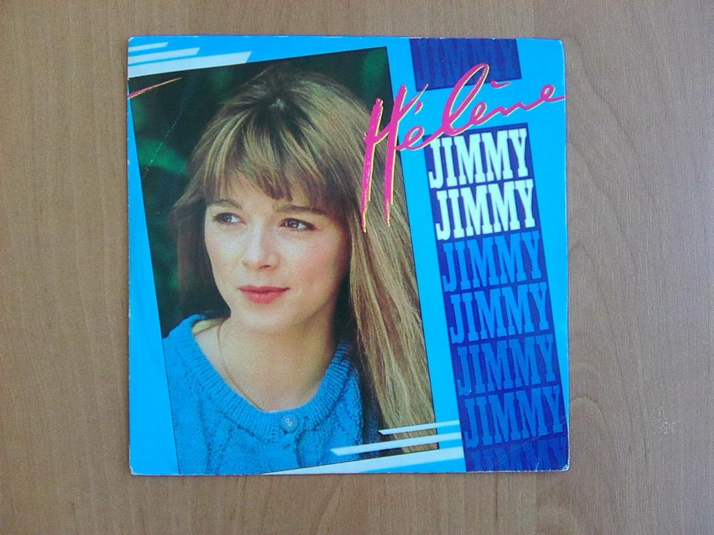 Фирменная оригинальная пластинка сингл Элен "Jimmy Jimmy" / Элен и ребята. Франция, 1990