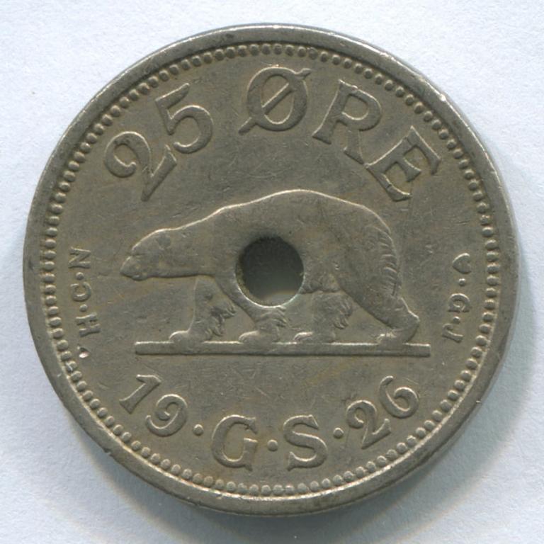 ГРЕНЛАНДИЯ 25 ЭРЕ 1926(1940/41) VF
