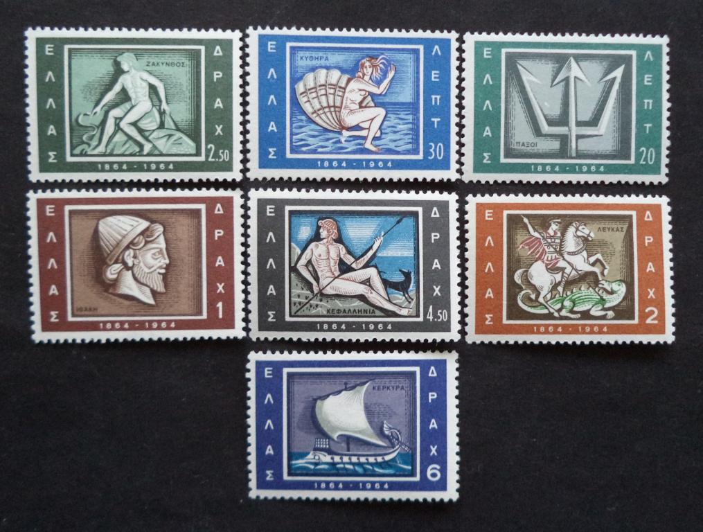 Греция 1964 г.  Ионические острова  **   Л.2