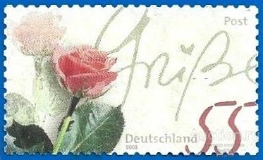 Германия 2003 MiNr 2321. Роза (1.4 € | $ 1.5) Чистая, без клея