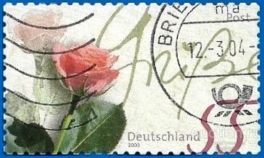 Германия 2003 MiNr 2321. Роза (1.1 € | $ 0.8) U