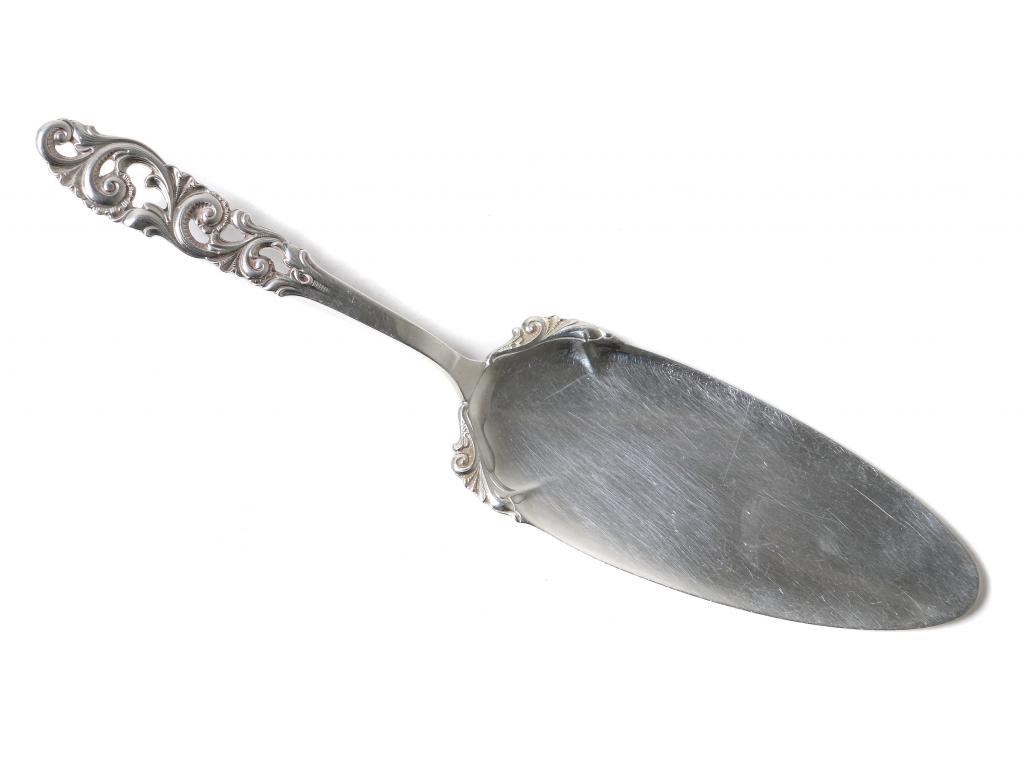 Серебряная сервировочная лопатка. Норвегия.