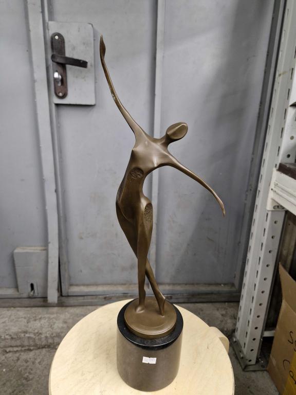 Обнажённая Модерн 065 Бронза. Статуэтка.