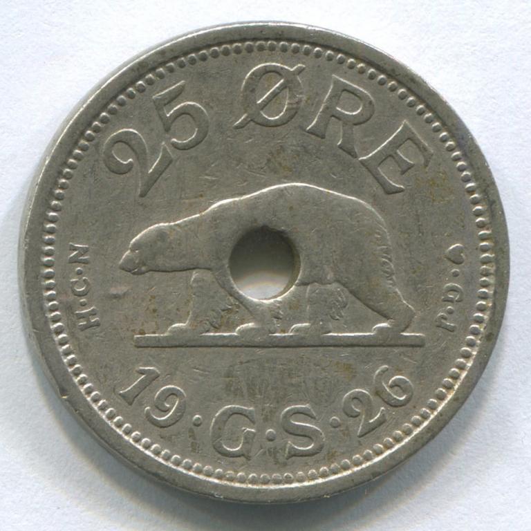 ГРЕНЛАНДИЯ 25 ЭРЕ 1926(1940/41) VF