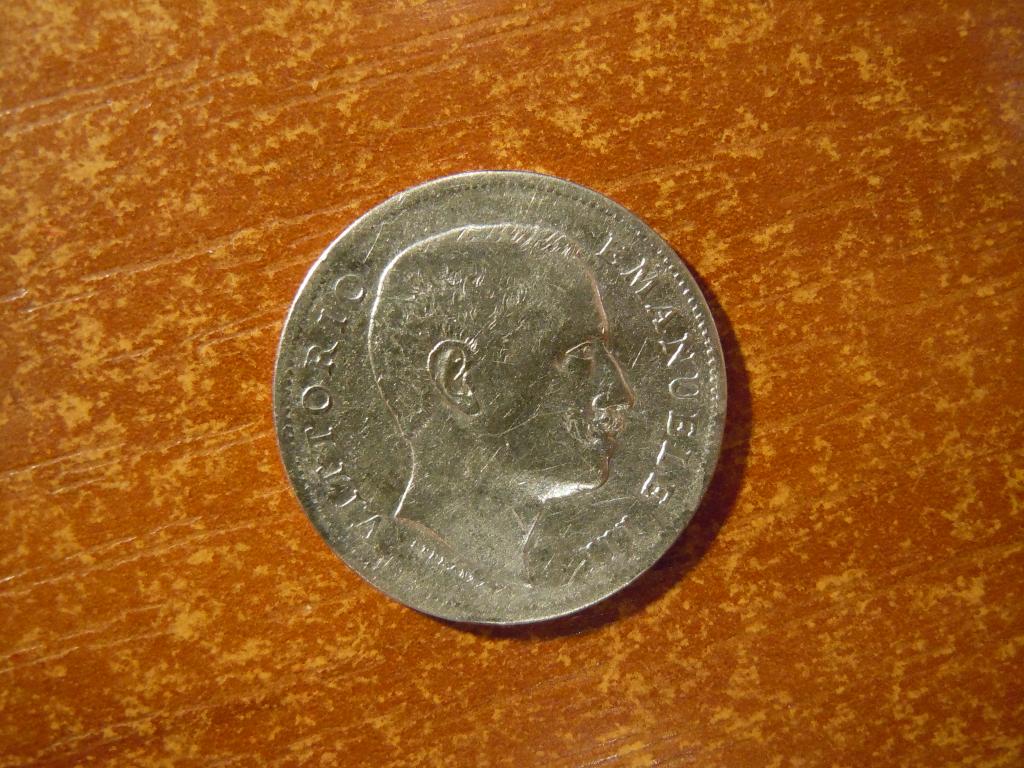 1 лира 1906г(R) Италия, 4,91гр, серебро