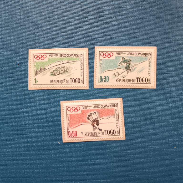 Марка Того 1960 год Спорт альбом 1 лист 9