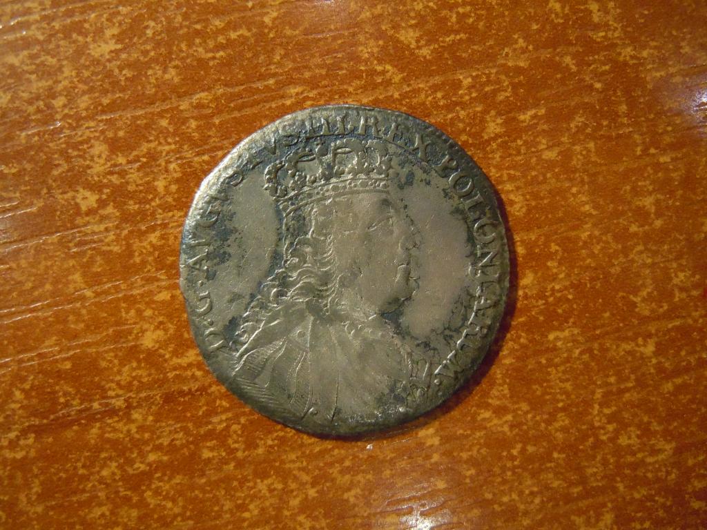 18 грошей 1753г(EC) Польша, 4,77гр, серебро