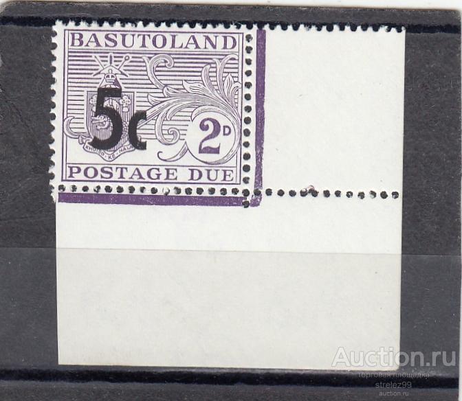 BASUTOLAND БАЗУТОЛЕНД   PORTO  № 7  1961  Сост** MNH