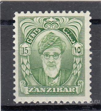 ZANZIBAR  ЗАНЗИБАР   Султан   № 208  1952  Сост**  MNH