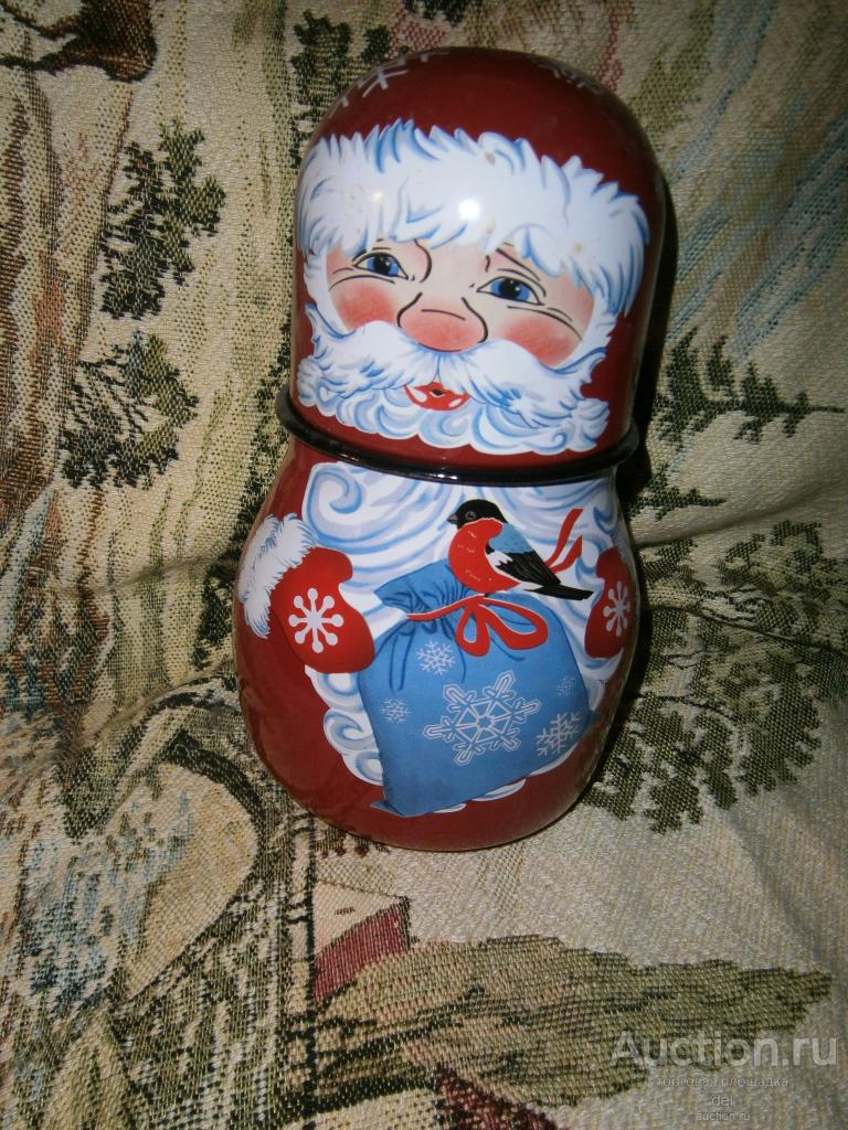 Емкость металлическая эмалированная, Дед Мороз