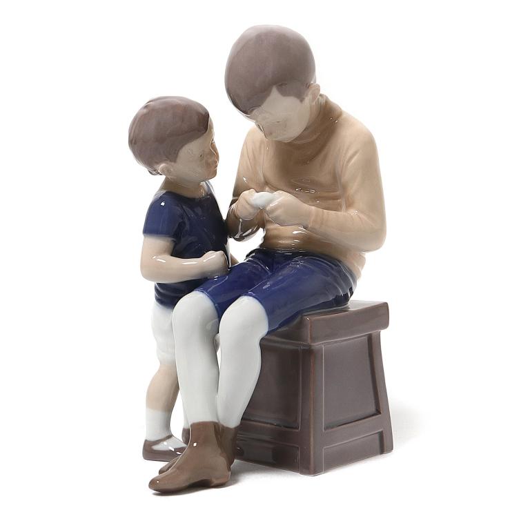 Фарфоровая фигура "Том и Вилли". Bing & Grondahl