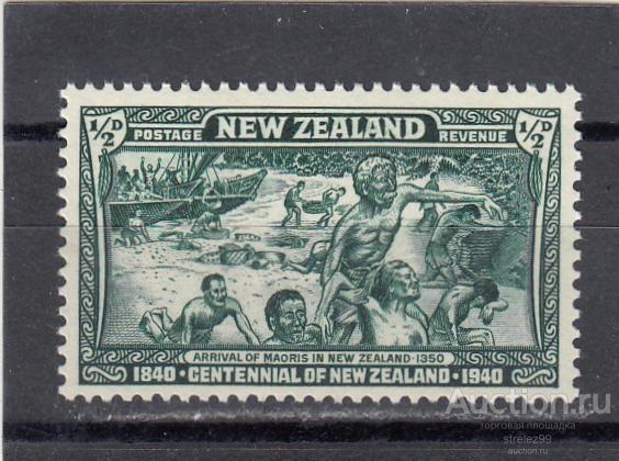 NEW ZEALAND НОВАЯ ЗЕЛАНДИЯ   Прибытие Маори № 252  1940 Сост** MNH
