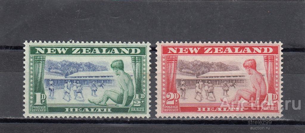 NEW ZEALAND НОВАЯ ЗЕЛАНДИЯ    Дети Здоровье Помощь Пара 1948 Сост** MNH