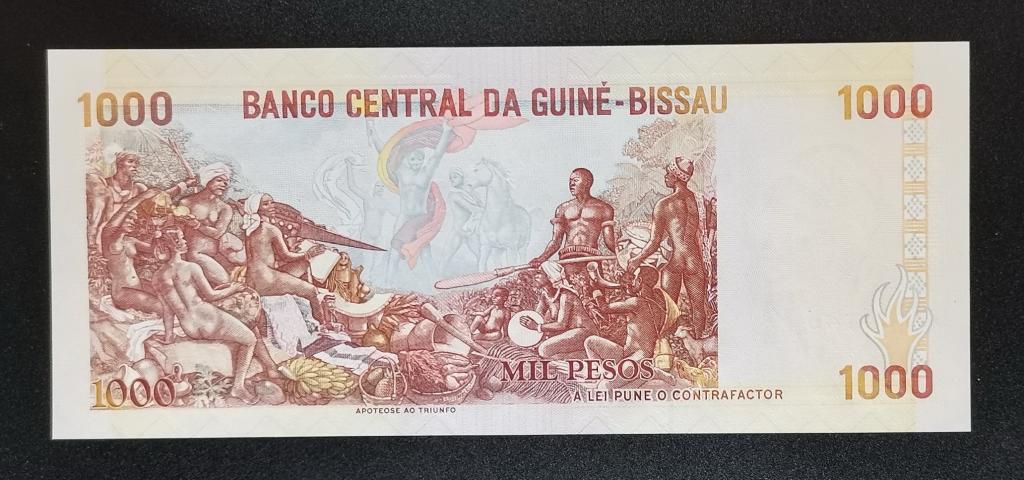 Гвинея-Бисау 1000 песо 1990 UNC