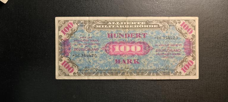 Германия 100 марок 1944 года  Советская зона оккупации