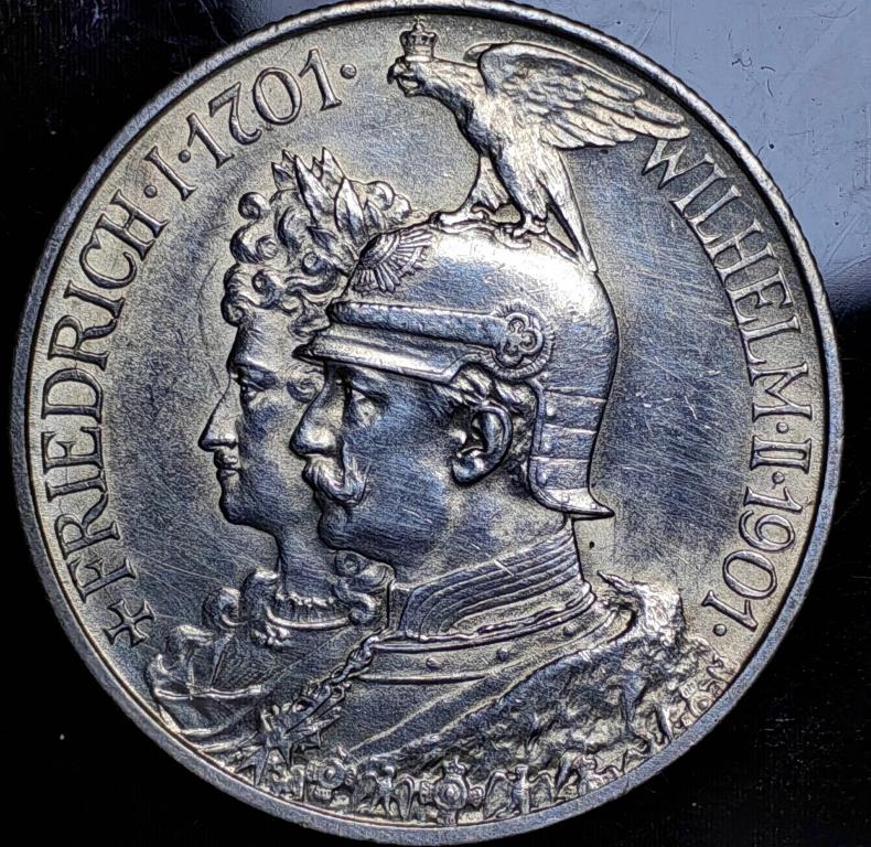 2 марки ПРУССИЯ 1901г.