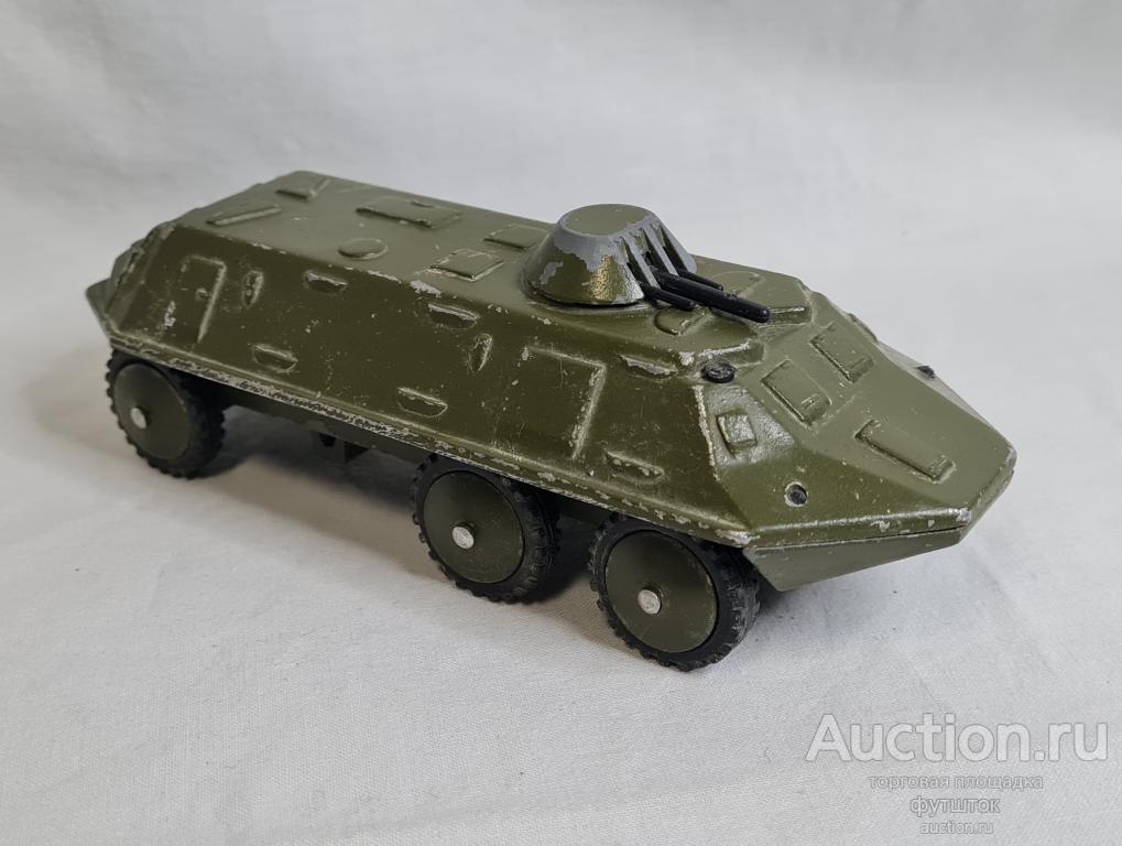 МОДЕЛЬ АВТОМОБИЛЬ БТР-60 большой МЕТАЛЛ СССР (412 42