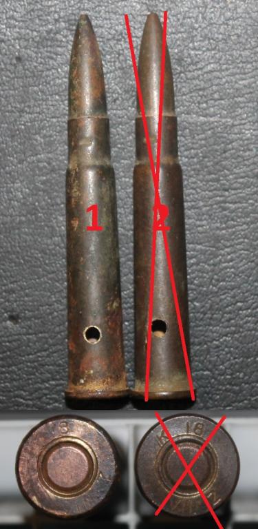 Макет 7.71х56R, .303 Britich, маркировка K 18 VII Z. Сверло.