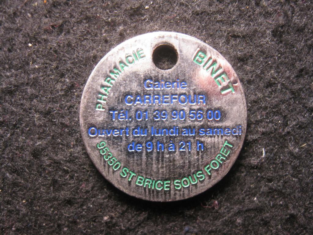 Galerie Сarrefour, Binet, фармацевтическая компания, жетон Франция, магнитный (7.25)