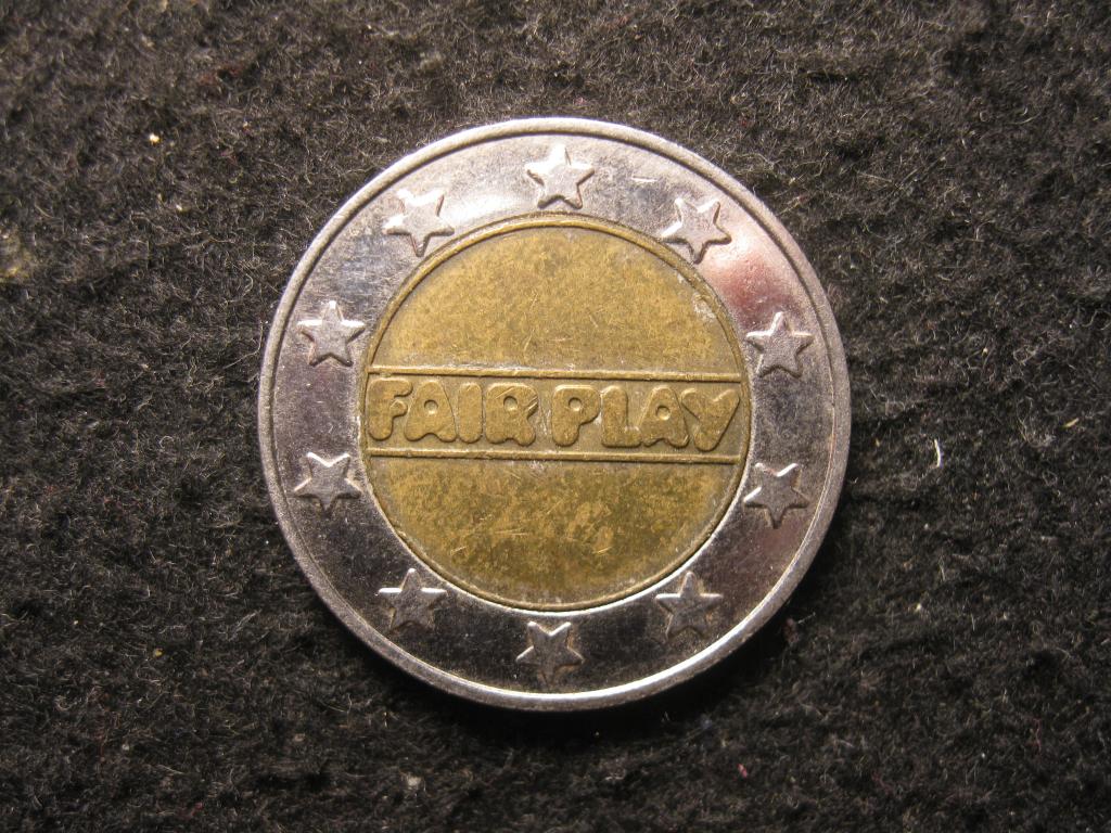 Fair Play, казино, игровой жетон Нидерланды, биметалл, не магнитный (7.25)