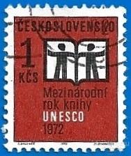Чехословакия 1972 MiNr 2058. Международный год книги (0.3 € | $ 0.25) CTO