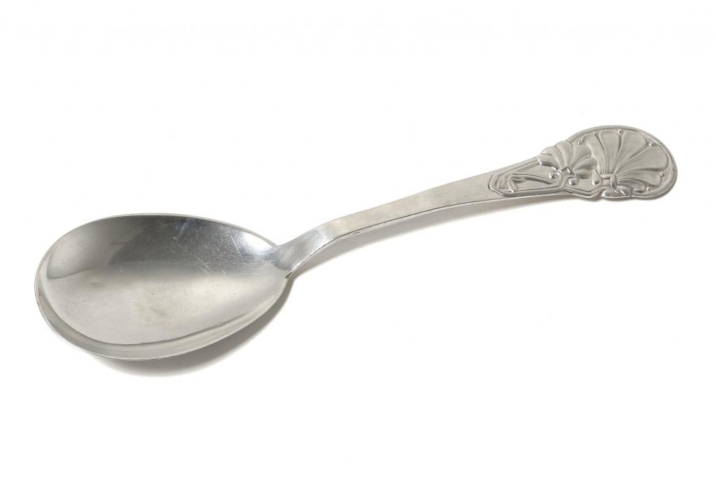 Cеребряная сервировочная ложка. Дания, 1938 год.