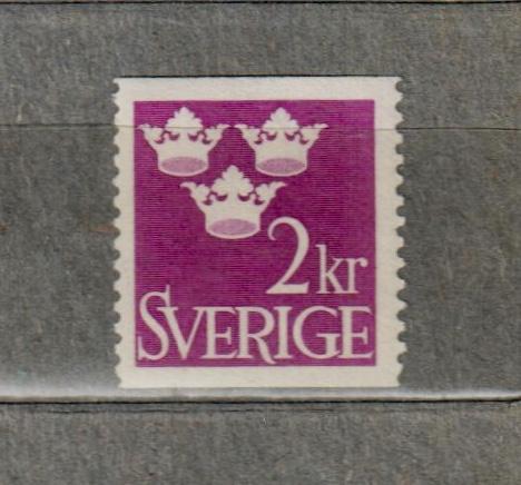 Швеция 1969 г. MI № 628 .ТРИ КОРОНЫ MNH