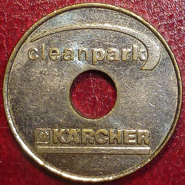 Жетон. CLEANPARK KARCHER. 24 мм.