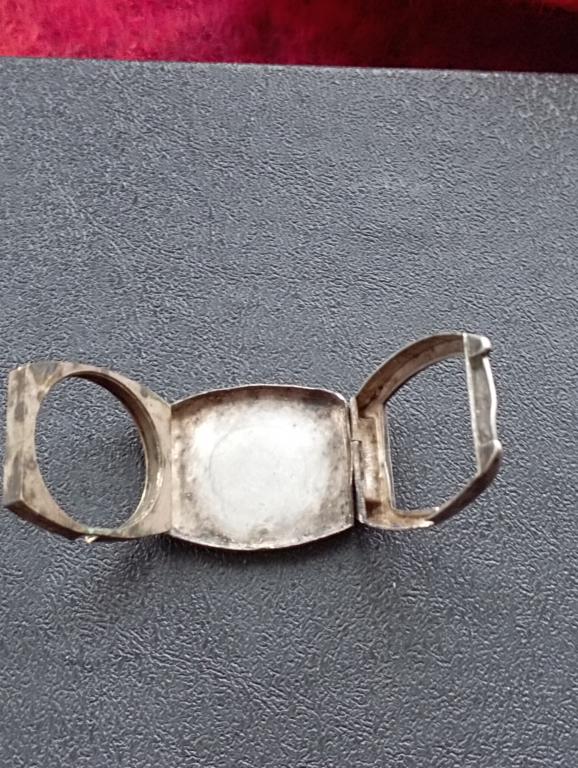 Корпус серебряных наручных часов 800 пробы. Германия