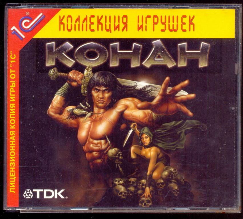 3 CD PC - игра КОНАН 2000 лицензия 1 С fat box