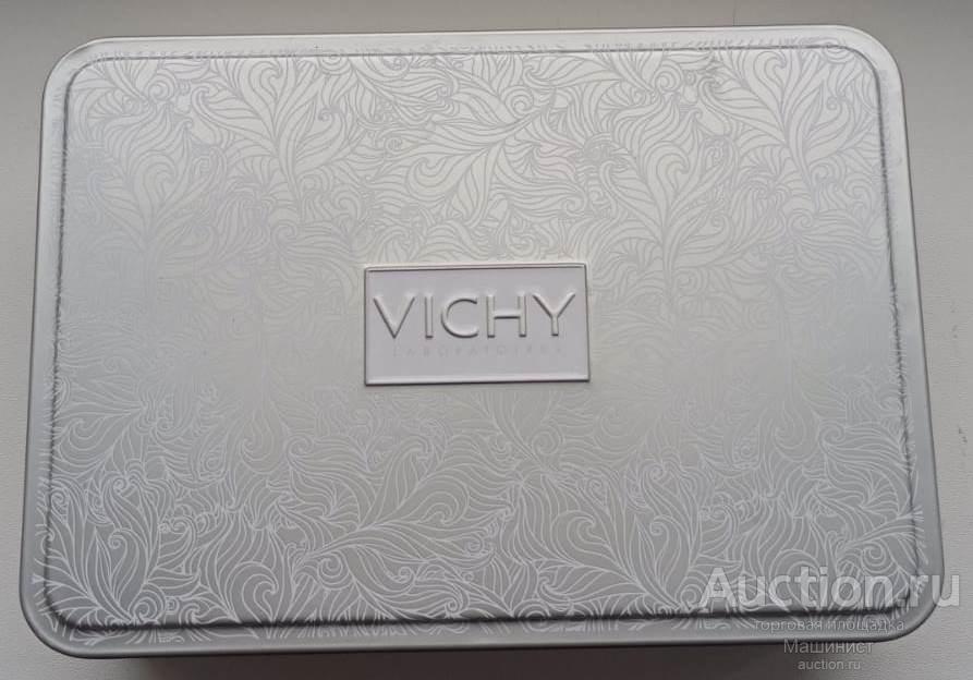 Жестяная коробочка от косметики Vichy