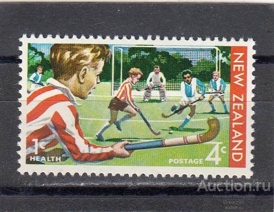 NEW ZEALAND НОВАЯ ЗЕЛАНДИЯ   Спорт Хоккей на траве № 563  1971 Сост** MNH