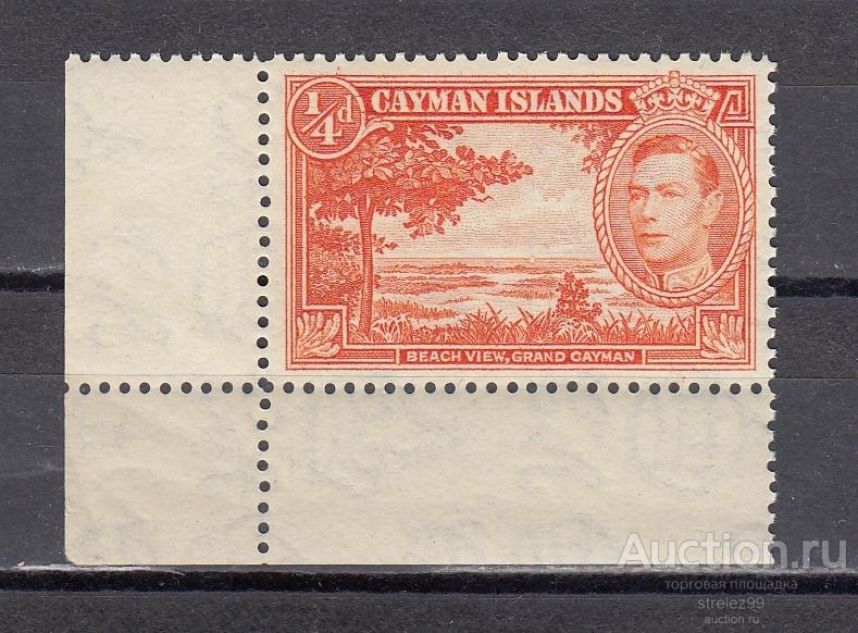 CAYMAN  ISLANDS КАЙМАН КАЙМАНОВЫ ОСТРОВА   Виды Берег № 101а  1938  Сост** MNH