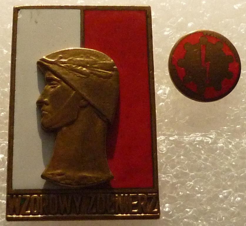 ЗНАК И ФРАНЧИК  ОТЛИЧНЫЙ СОЛДАТ ПОЛЬША