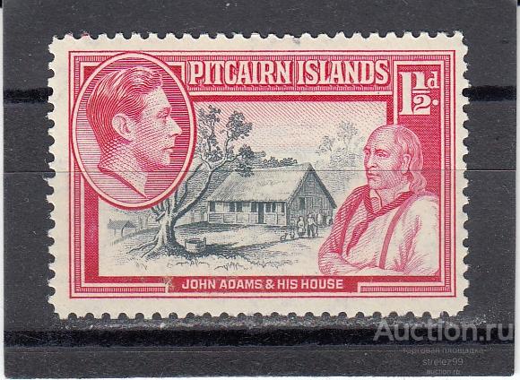 PITCAIRN ISLANDS  ПИТКЕРН   Джон Адамс № 3 1940  Cост** MNH