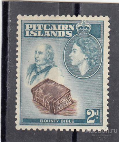 PITCAIRN ISLANDS  ПИТКЕРН   Религия Библия № 22  1957  Cост** MNH