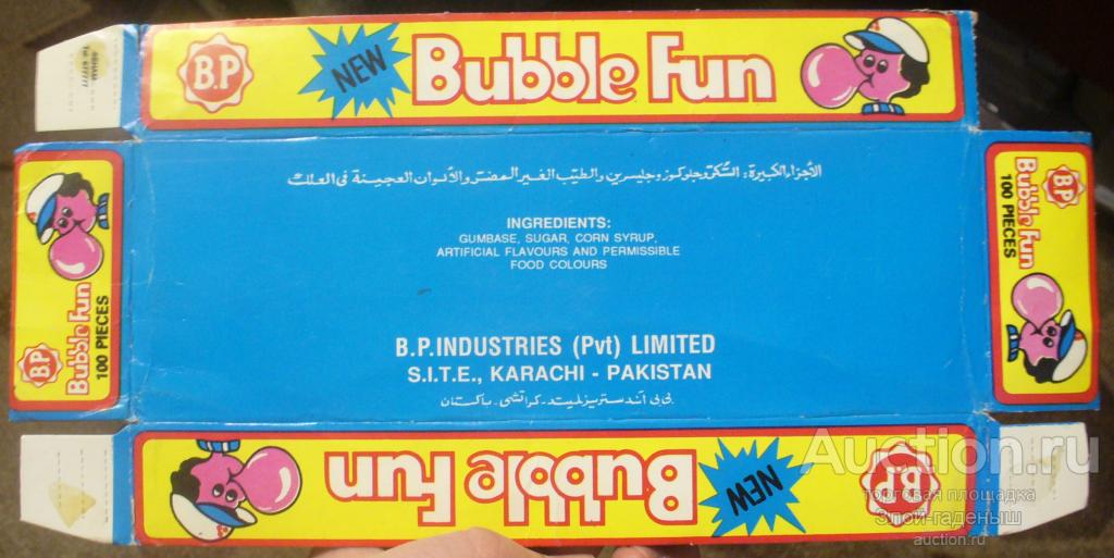 Bubble Fun, упаковка на 100 штук.