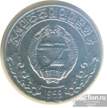 Корея 10 чон 1959 года Без звезд UNC