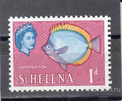 ST. HELENA  ОСТРОВ СВЯТОЙ ЕЛЕНЫ    Фауна Рыба № 146  1961  Сост**  MNH