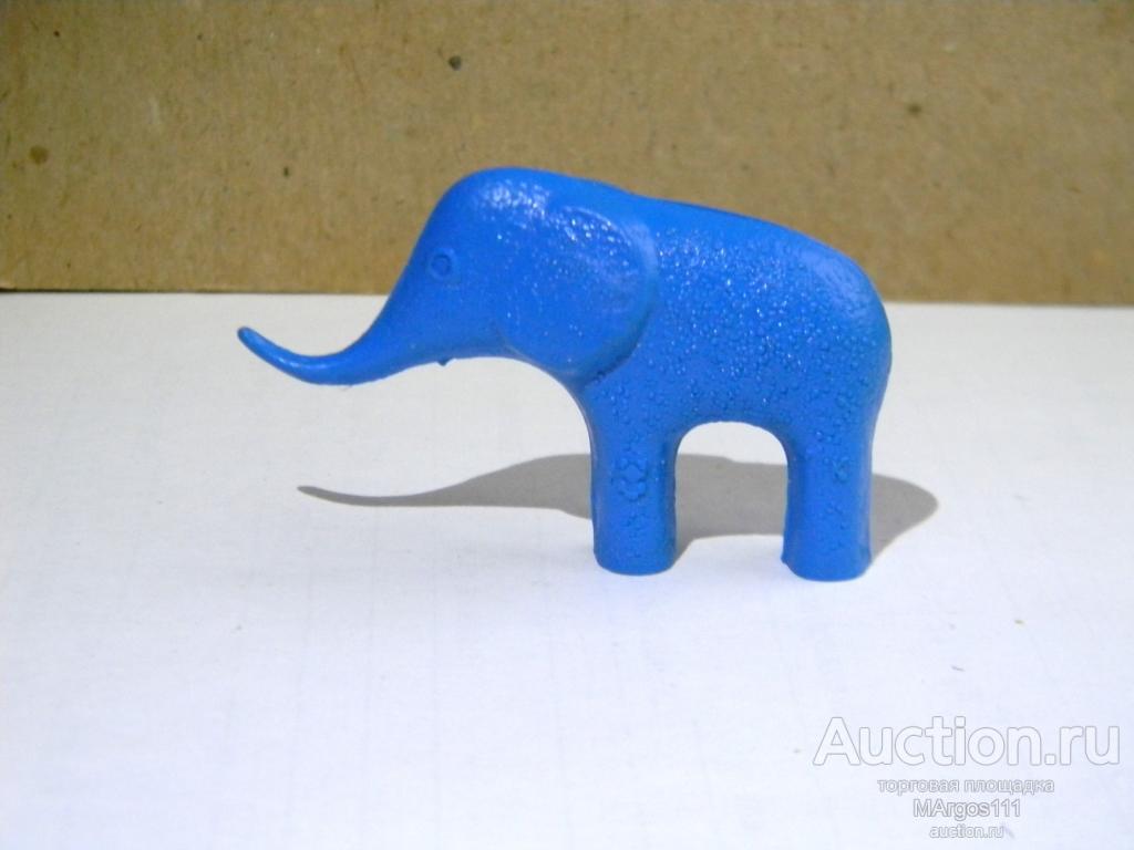 СЛОН СЛОНИК 7 копеек литая резина СССР