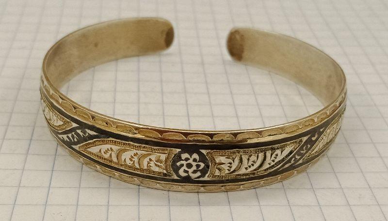 Браслет СССР  Кубачи серебро 875 пр. (030051)